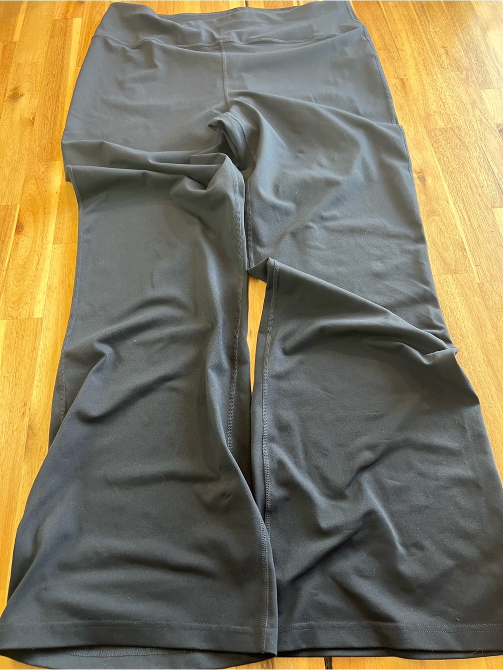 Skechers GoWalk Black Wide Leg Yoga Pants Women’s 2XL Pull On Stretch Athletic - Picture 2 of 6